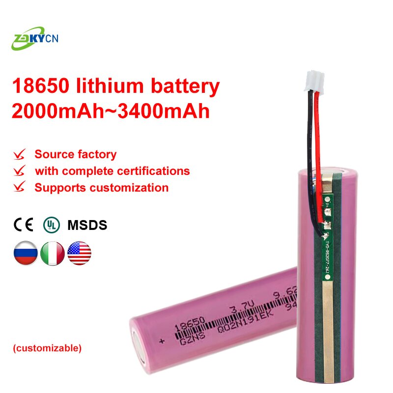 Lithium Ion Batteries Manufacturer - 3C Rate 21700 for Toy Car 2000mAh-2500mAh 3.7V