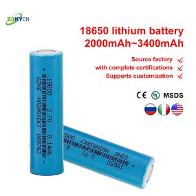 Lithium Ion Batteries Manufacturer - Factory Wholesale 18650 3.7V 2600mah Full Test