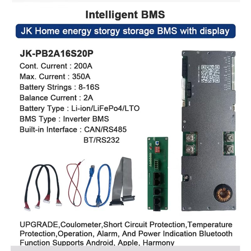 Battery Box Manufacturer - Solar 48V LiFePO4 DIY 16S 200A BMS 15kWh Metal Case for Home