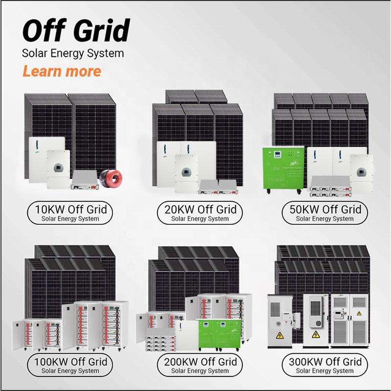 Solar System Manufacturer - Customizable 1kw-30kw Hybrid Grid with Battery Stackable Photovoltaic