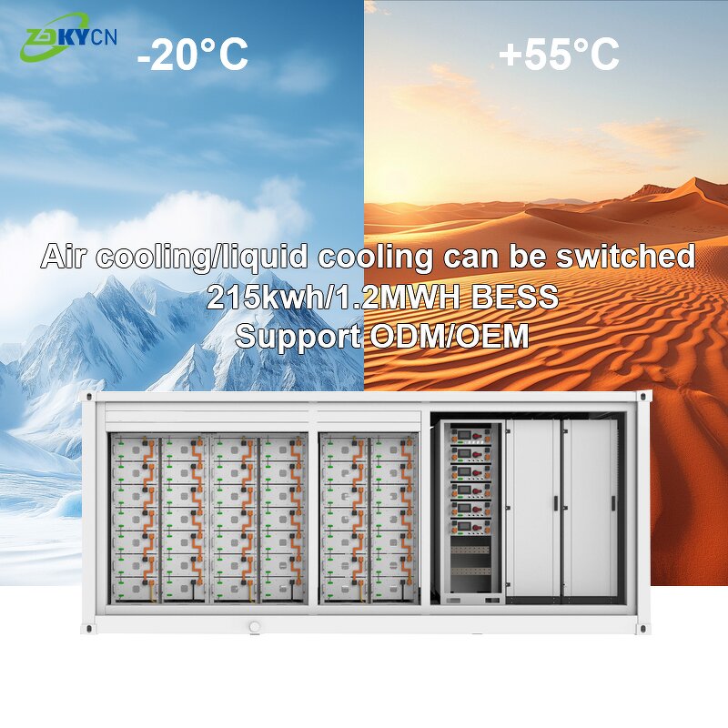 Solar Energy System Manufacturer - 215kW 280Ah Hybrid Commercial Residential LIFEPo4 Liquid Cooling
