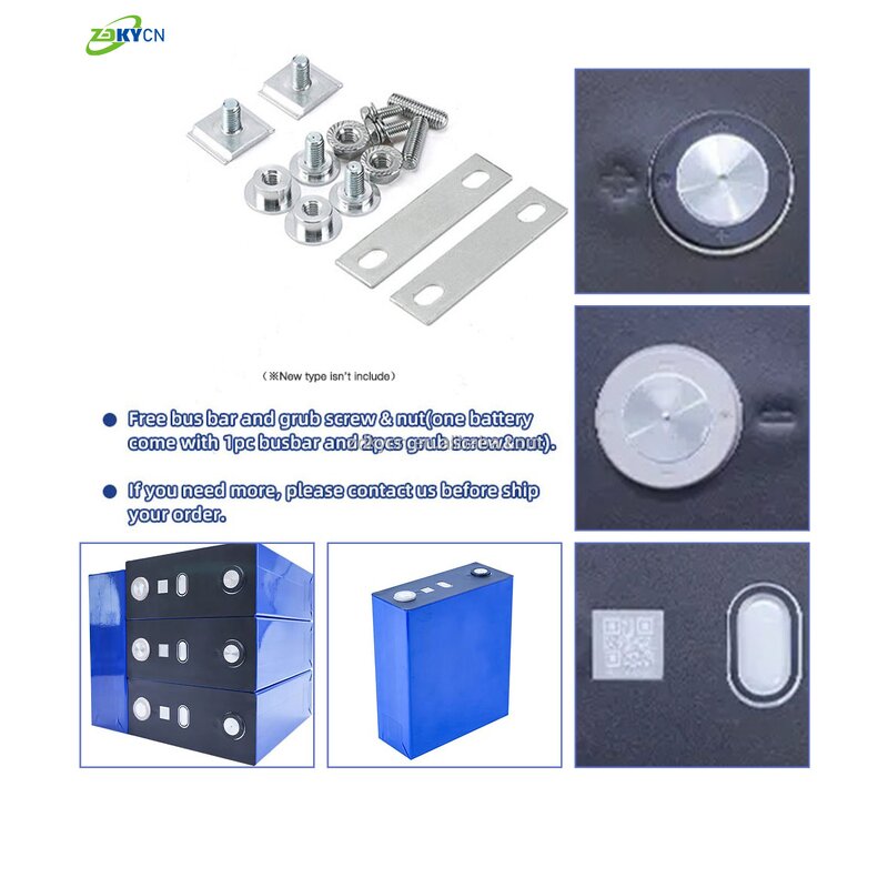 Prismatic Lithium Ion Battery Manufacturer - Brand New 3.2V 280Ah-314Ah 10000 Cycle with Nuts