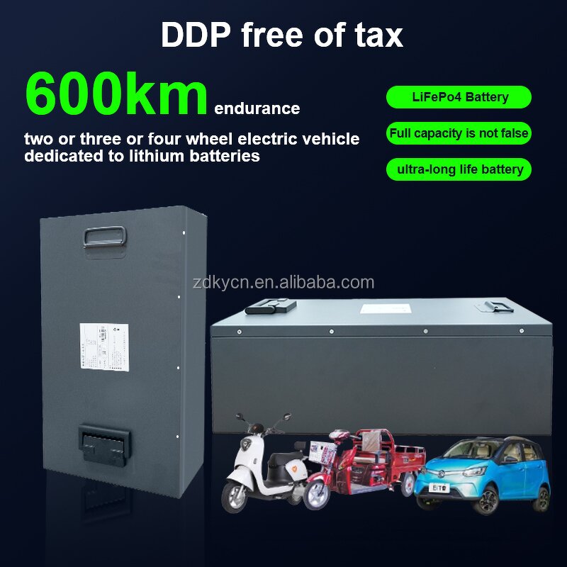 Lithium Ion Battery Pack Manufacturer - Waterproof 48V-72V Lifepo4 50Ah-300Ah Deep Cycle for Golf Cart