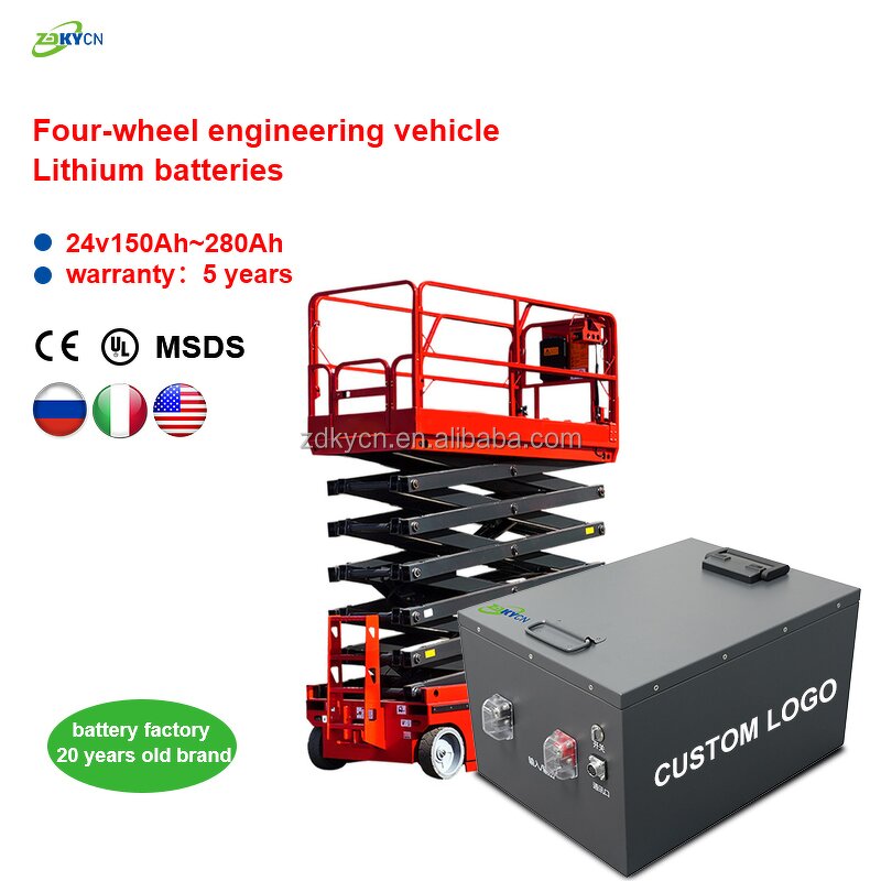 Lithium Ion Battery Pack Manufacturer - 25.6V Lifepo4 150Ah-280Ah Deep Cycle Waterproof Bluetooth