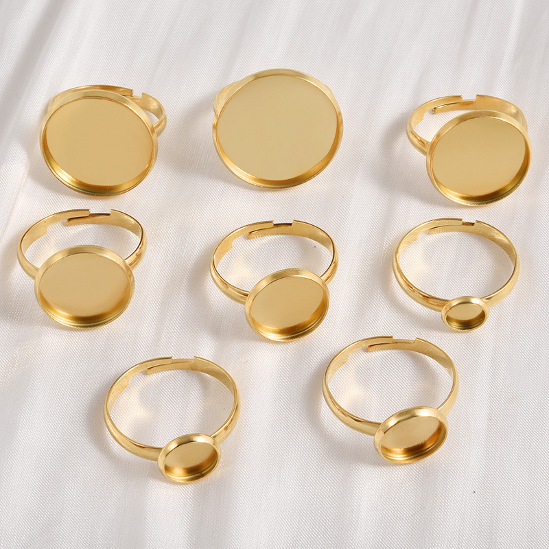 Stainless Steel Ring Holder Manufacturer - Wholesale Linsa Jewelry Ins Style Adjustable Base Tray Handmade DIY Empty