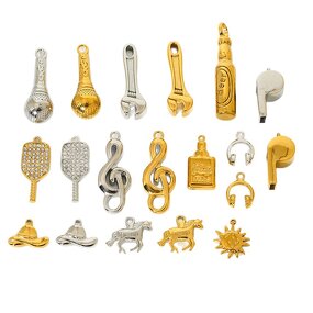 Stainless Steel Pendant Manufacturer - Europe United States INS tide Cool Women's Punk Wine Bottle Life Supplies Tools Gold Plated DIY