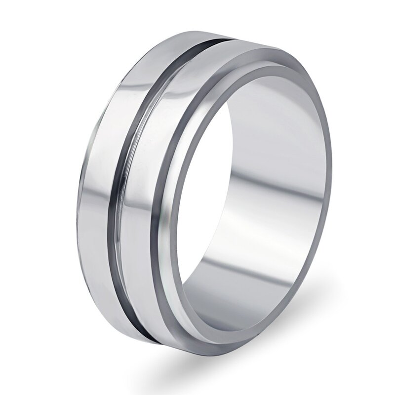 Stainless Steel Ring Manufacturer - Top Quality Wholesale Jewelry Blank Man Popular Men Titanium Rings Blanks