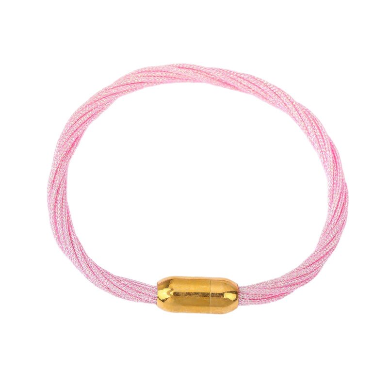 Stainless Steel Clasp Manufacturer - New Designs Fashion Jewelry Handmade Colorful Ropes Bracelet Women Bangle for Morocco Market