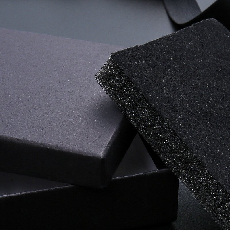 Jewelry Box Manufacturer - Customizable Black Paper Gift Packaging for Rings Necklaces Bracelets with Logo for Individual Items