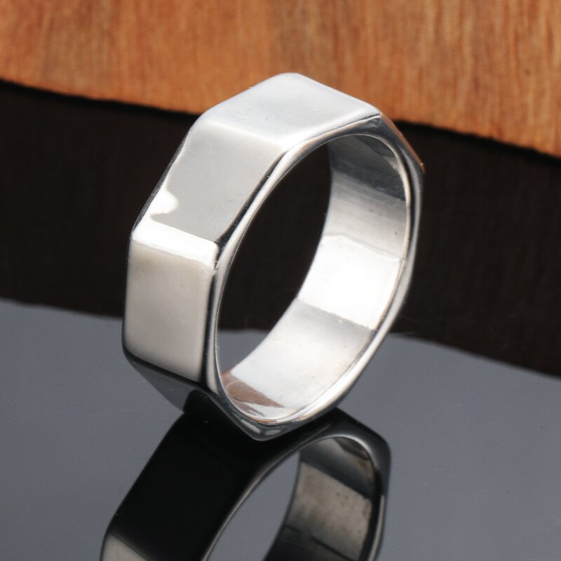 Stainless Steel Ring Manufacturer - 2024 Custom Your Own logo Engravable Rose Gold and Gold Plated Simple Polishing for Men Women