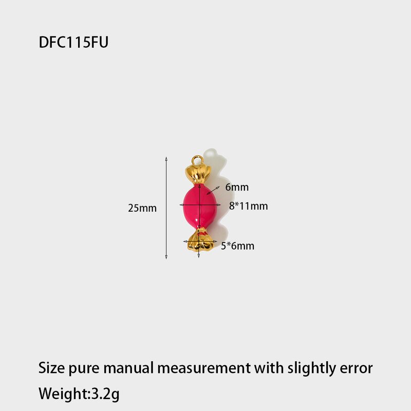 Stainless Steel Accessories Pendant Manufacturer - European American Personality Children's Punk Gold Plated Cute Oil Dropping DIY Waterproof