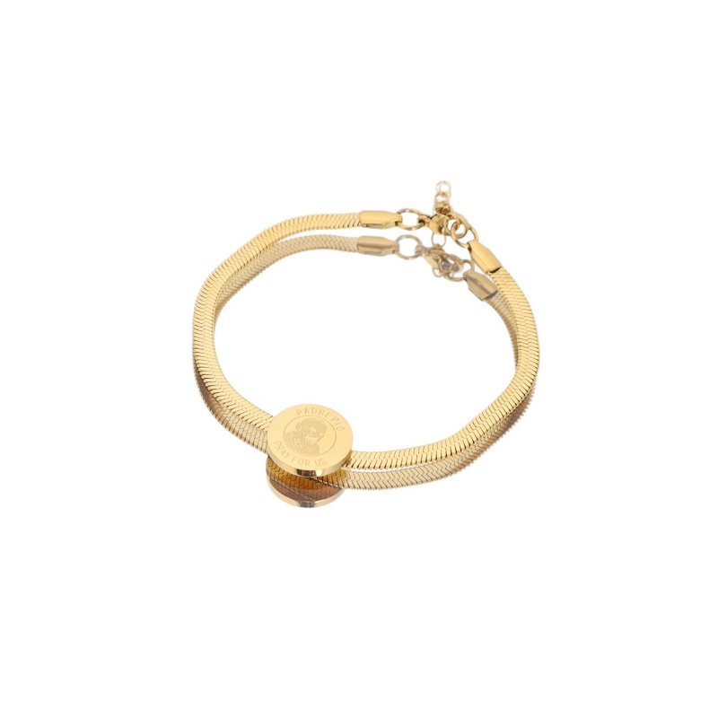 Stainless Steel Bone Chain Bracelet Manufacturer - New Gold Electroplated High-End Versatile Decorative Women's Fashion All-Match