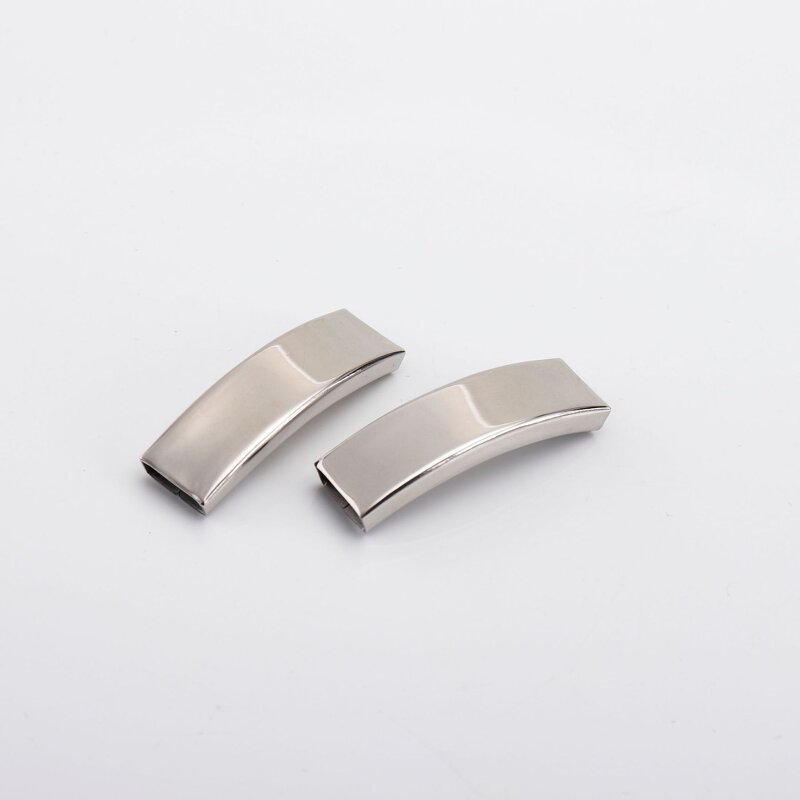 Stainless Steel Accessory Connectors Manufacturer - Wholesale Price Hollow Bend Elbow Pipe Bracelets Necklace Findings for DIY Making