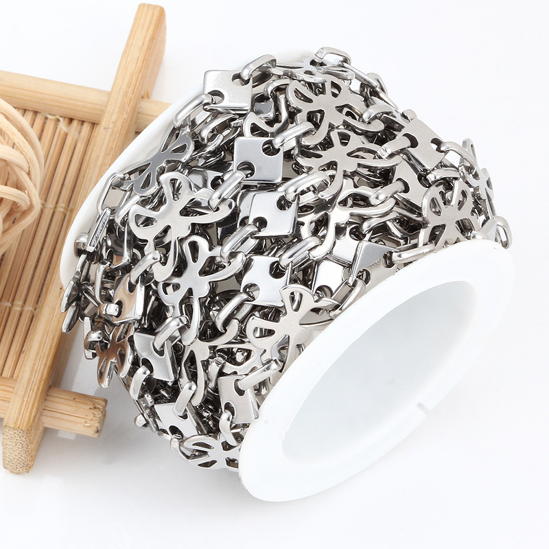 Stainless Steel Butterfly Chain Manufacturer - Stylish New Diamond-Inspired Clavicle Chain Trendy Fashion Accessories for DIY