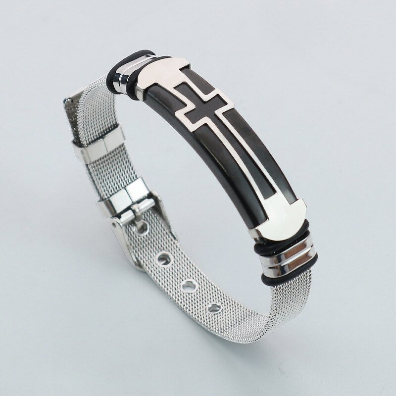 Stainless Steel Bracelet Manufacturer - Hypoallergenic Men's Fashion Couple Jewelry Adjustable for Men