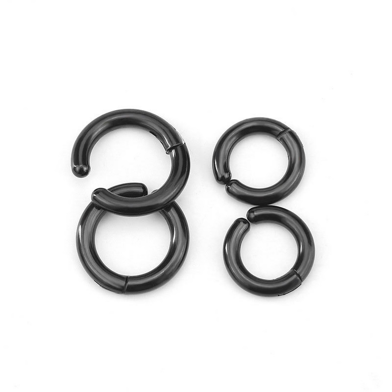 Stainless Steel Ear Clips Manufacturer - Korean Japanese Hip-Hop Fashion Non-Pierced Men Women Trendy Minimalist Open Earrings Factory
