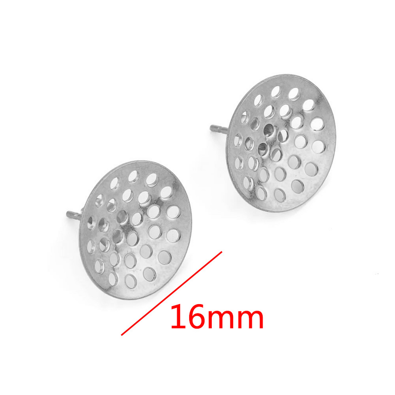 Stainless Steel Earring Accessories Manufacturer - Handmade DIY Hollow Titanium Steel Ball Studs Vacuum Butterfly Shape for Personalized