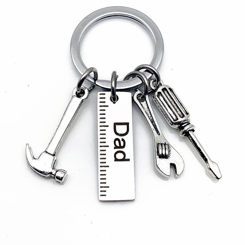 Stainless Steel Keychain Manufacturer - Happy Father's Day Custom Tool Charm Wholesale Men Gifts for Father's Day
