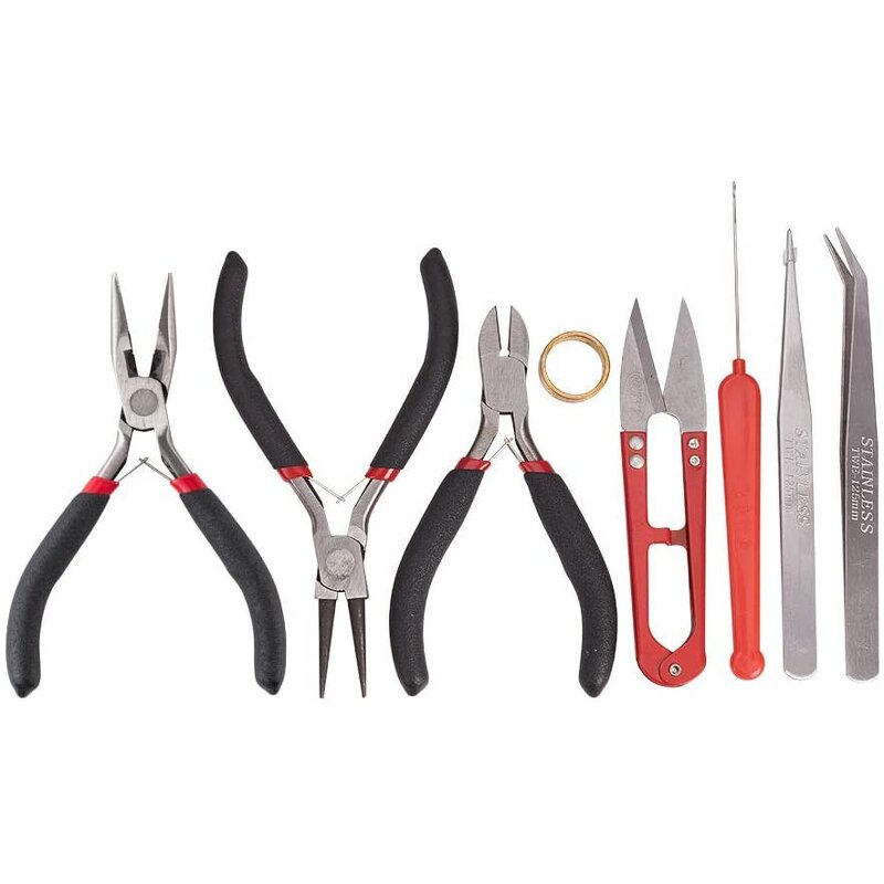 Jewelry Making Kit Manufacturer - Hot Sales 8pcs Storage Bag Toolkit Shynek Ornaments Kit Pliers Tools Accessories