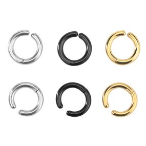 Stainless Steel Ear Clips Manufacturer - Korean Japanese Hip-Hop Fashion Non-Pierced Men Women Trendy Minimalist Open Earrings Factory