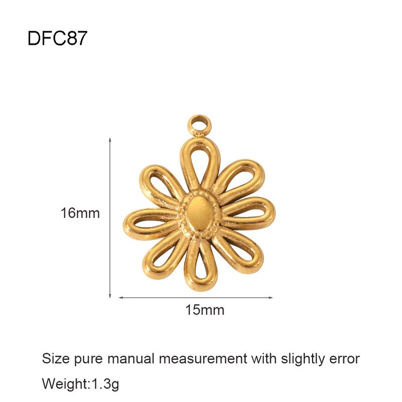 Stainless Steel Devil's Eye Pendant Manufacturer - Women's Punk INS Retro Palm Pendant Plated 18K Gold Zircon Inlay Gift DIY Jewelry Accessories