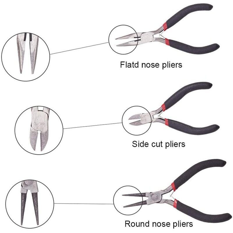 Jewelry Making Kit Manufacturer - Hot Sales 8pcs Storage Bag Toolkit Shynek Ornaments Kit Pliers Tools Accessories