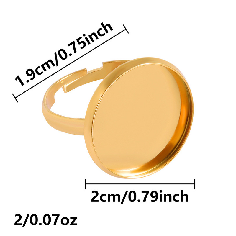 Stainless Steel Ring Holder Manufacturer - Wholesale Linsa Jewelry Ins Style Adjustable Base Tray Handmade DIY Empty