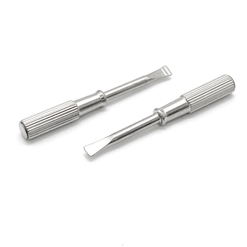 Stainless Steel Screwdriver Manufacturer - Guanli Flathead with Bead Caps 4mm Wide Blade Functional Hardware Charm Accessory