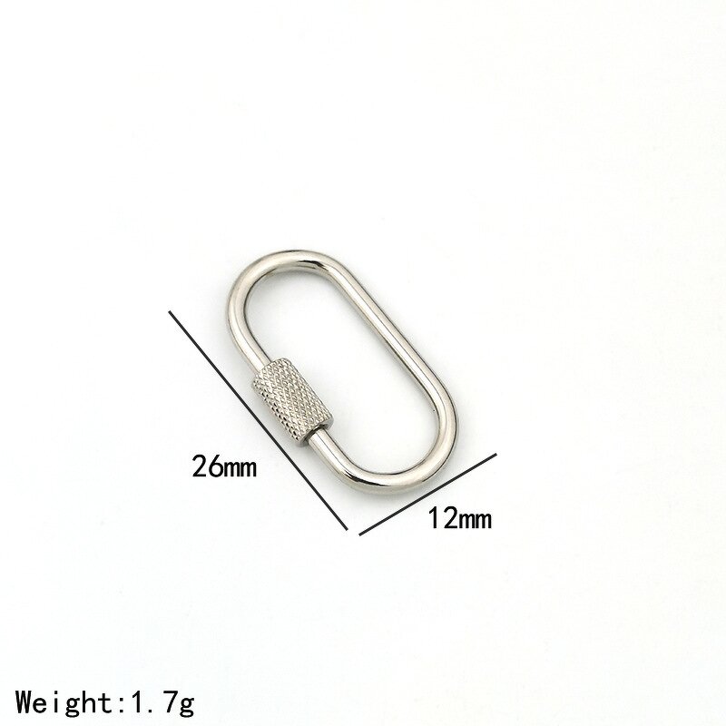 Stainless Steel Link Clasp Manufacturer - Oval Jewelry Making With PVD Gold Electroplating Coating for Permanent Heart Making Accessory