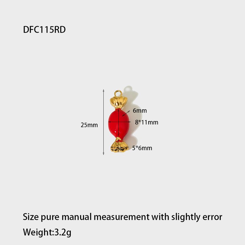 Stainless Steel Accessories Pendant Manufacturer - European American Personality Children's Punk Gold Plated Cute Oil Dropping DIY Waterproof