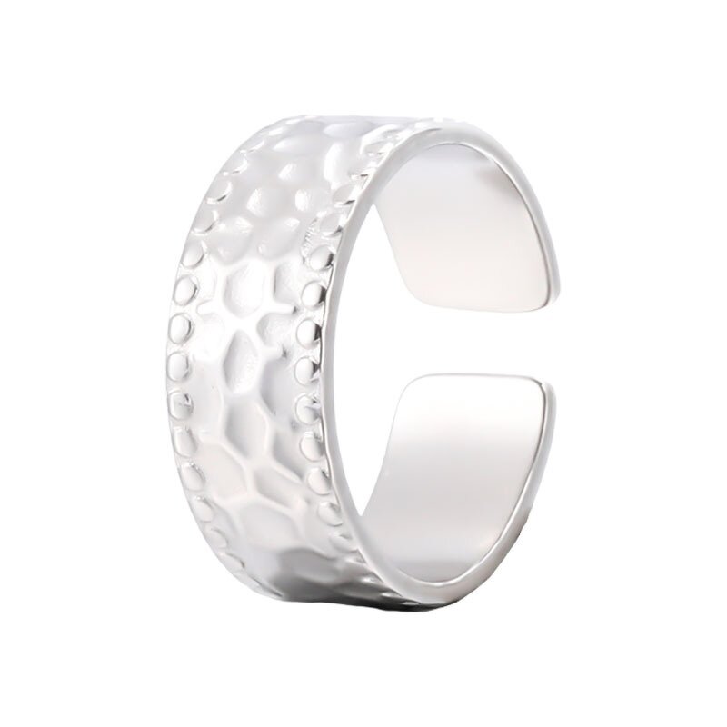 Stainless Steel Adjustable Ring Manufacturer - New Style Customized 18K Gold Plated Open Finger for Women