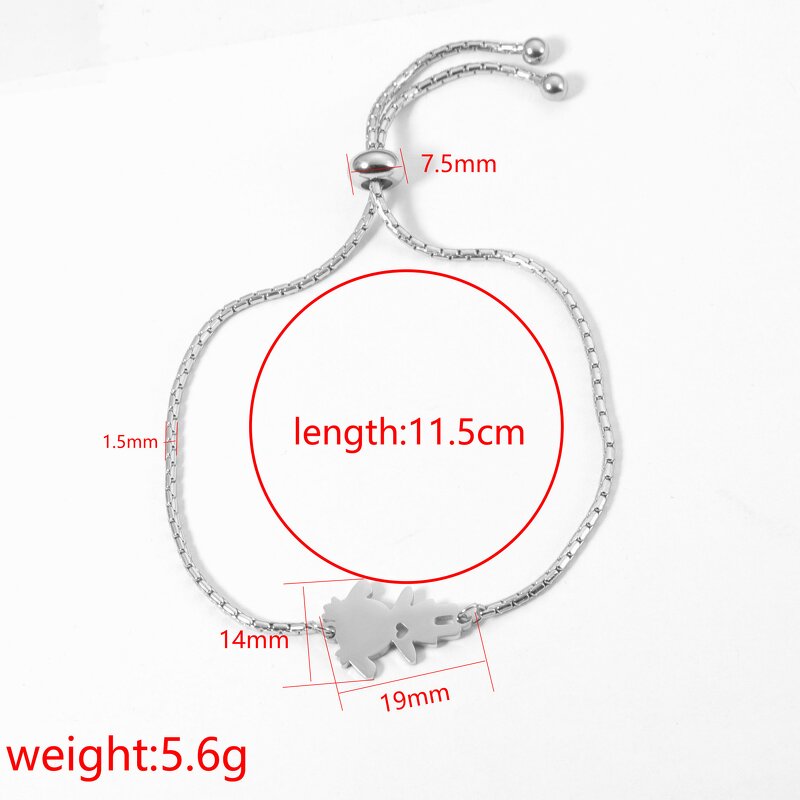 Stainless Steel Bead Charm Bracelet Manufacturer - Cross-border Hot Selling Simple Boys Girls Hollow love Lovers Joker Gold-color Plated