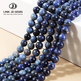 Natural Sodalite Beads - Matte Blue Faceted Gemstone for Bracelet Necklace Jewelry