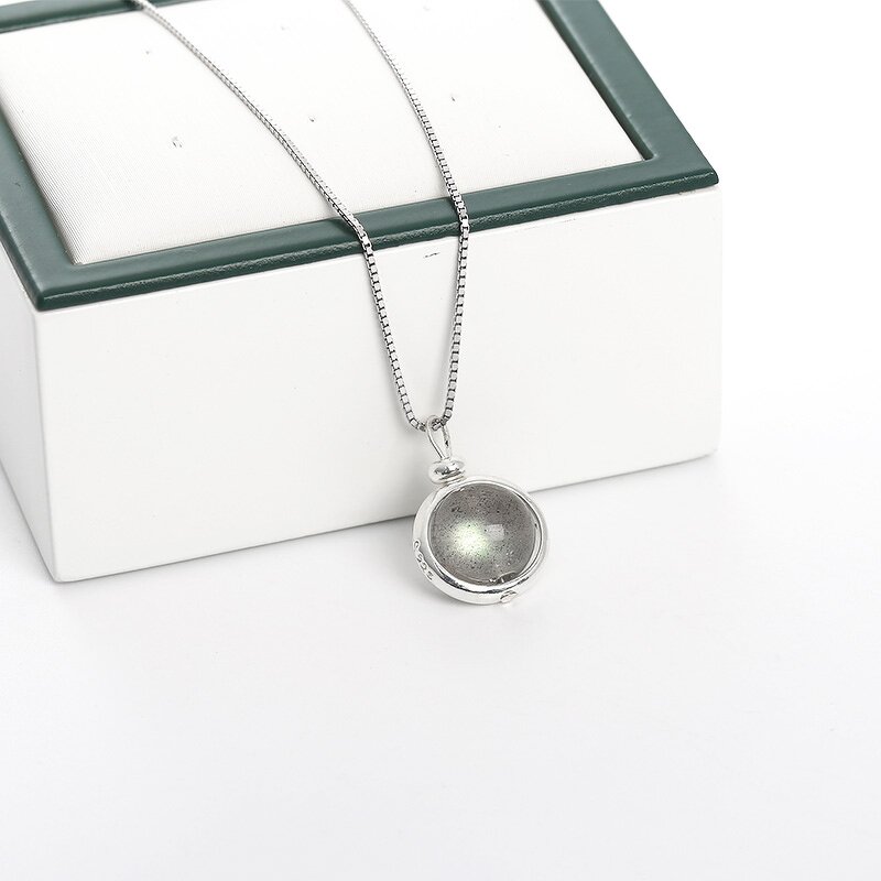 Agate Charms Pendants - 925 Sterling Silver Gem Crystal Healing Gems Natural Stone