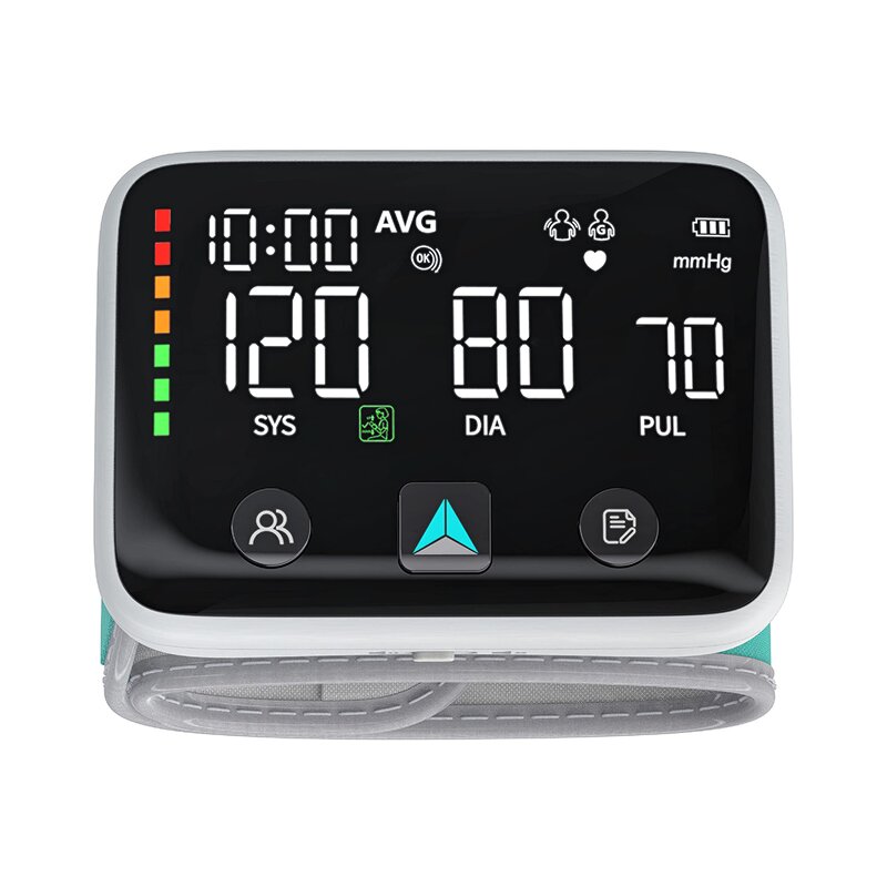 Blood Pressure Monitor Manufacturer - Wrist Blood Pressure Monitor Large LCD Display Adjustable Cuff