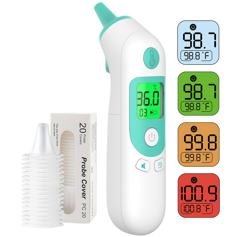 Thermometer Manufacturer - Smart Infrared Ear with LCD Display Portable 12-Month for Baby Household