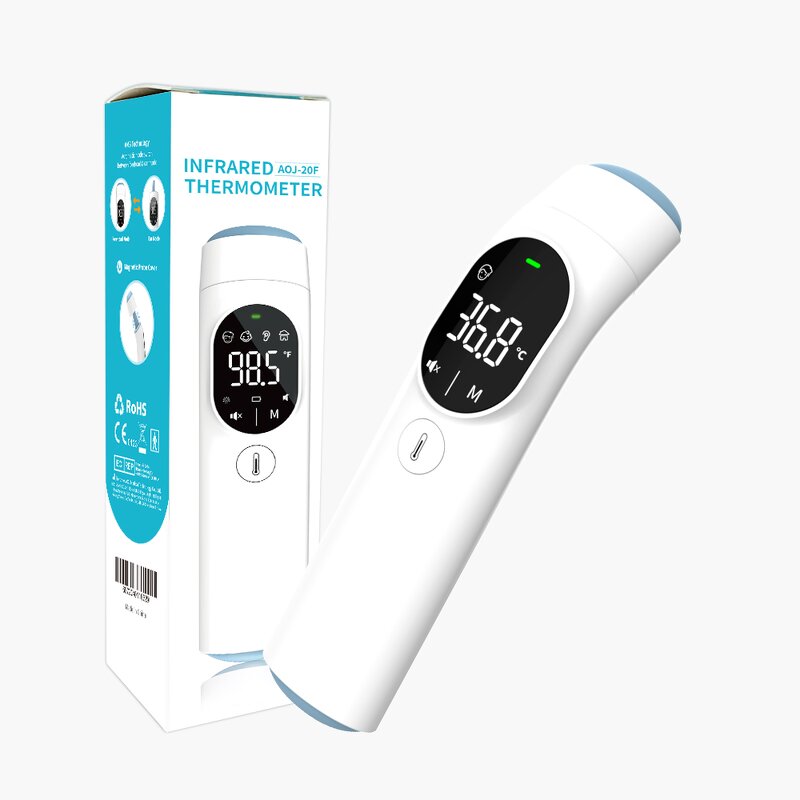 Thermometer Manufacturer - Factory 510K CE Approved Digital Non-Contact Forehead Infrared Bluetooth