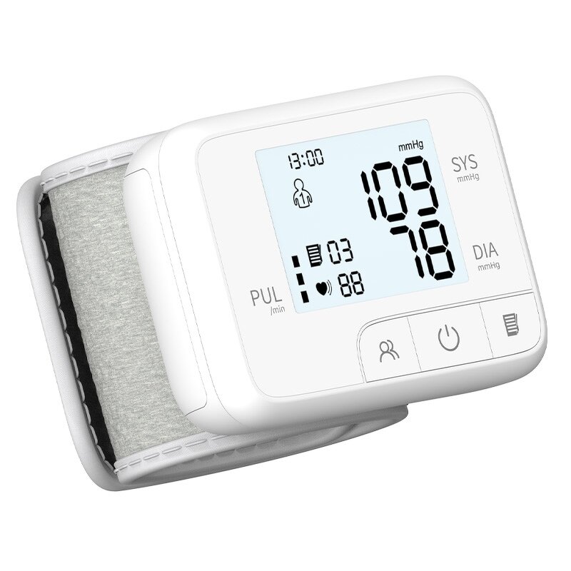 Blood Pressure Monitor Manufacturer - Portable Electric Automatic LCD Display Wrist Digital Class II