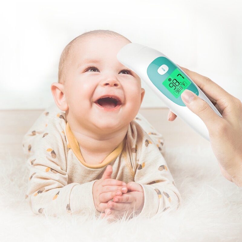 Thermometer Manufacturer - Medical Grade Handheld Digital Infrared Forehead Non-Contact Backlit Display