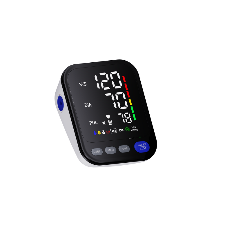 Blood Pressure Monitor Manufacturer - Portable Medical Electric LED Large Curved Screen Arm Digital AOJ