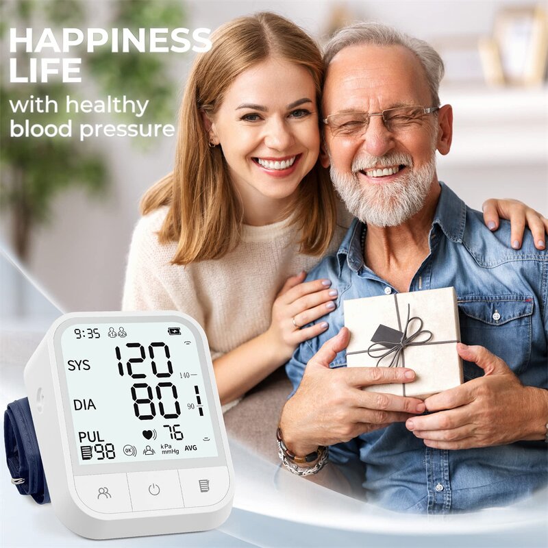 Blood Pressure Monitor Manufacturer - ROHS Certified Digital Upper Arm Automatic 2x99 Memories