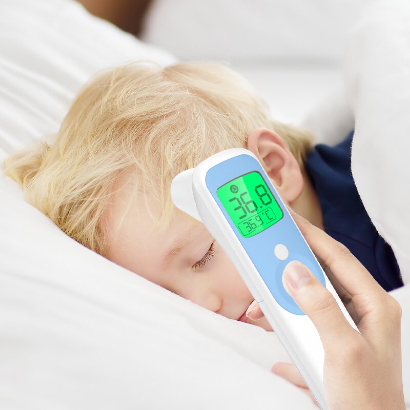 Thermometer Manufacturer - AOJ Electric Ear for Baby Digital InfraRed Forehead ROHS Battery