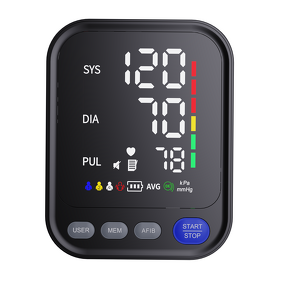 Blood Pressure Monitor Manufacturer - Portable Medical Electric LED Large Curved Screen Arm Digital AOJ