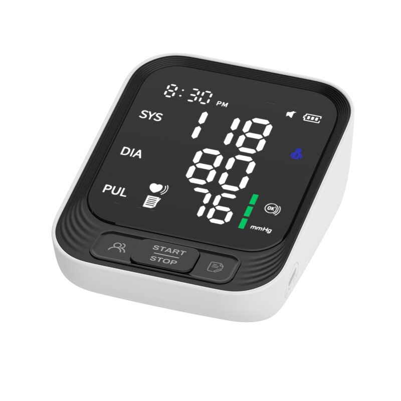 Blood Pressure Monitor Manufacturer - Accurate Digital Backlit LED Heart Rate 2x199 Memory Adjustable Arm