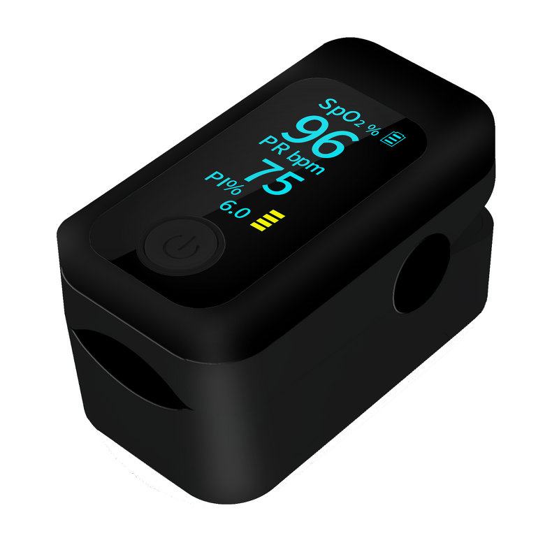 Pulse Oximeter Manufacturer - Fingertip Blood Oxygen Pulse Ox Heart Rate Fast Spo2 OLED Screen