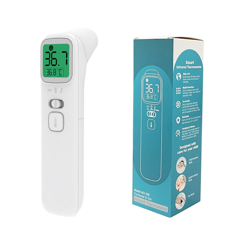 Thermometer Manufacturer - AOJ Large Display Digital Quick Body and Ear Non-Touch Infrared Forehead Baby