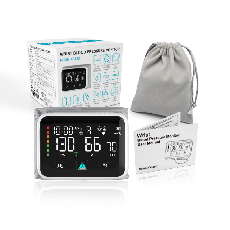 Blood Pressure Monitor Manufacturer - Electric Household Medical Device Digital Wrist Plastic