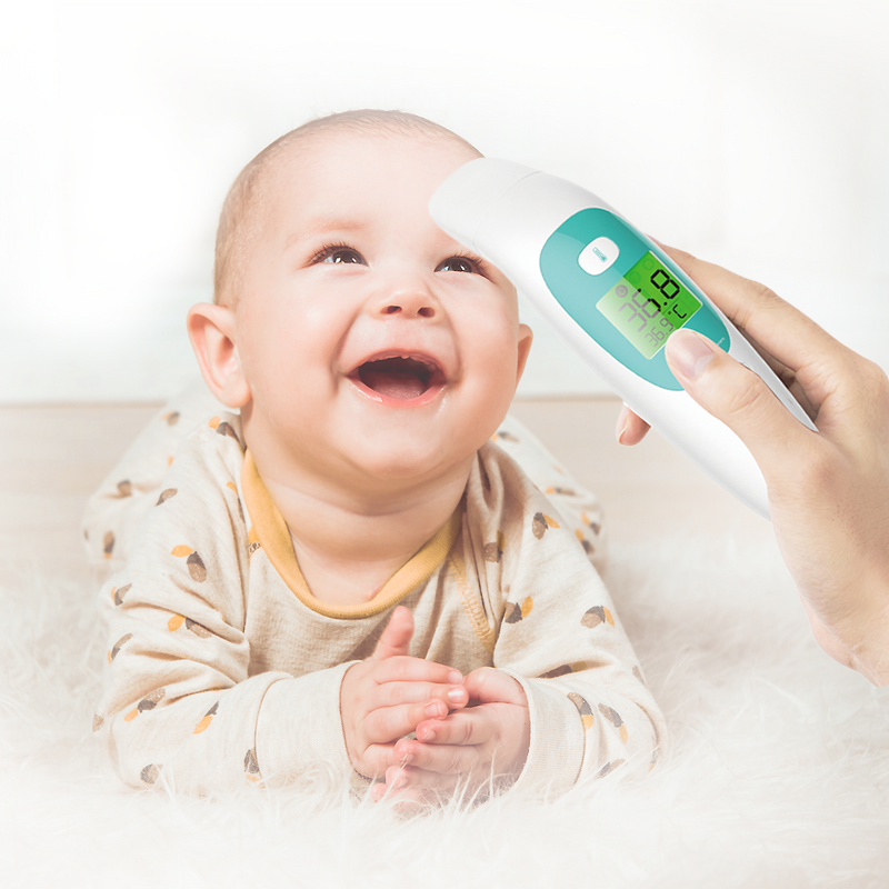 Thermometer Manufacturer - Custom Medical Digital LCD Display Forehead Ear Body Temperature Infra Laser