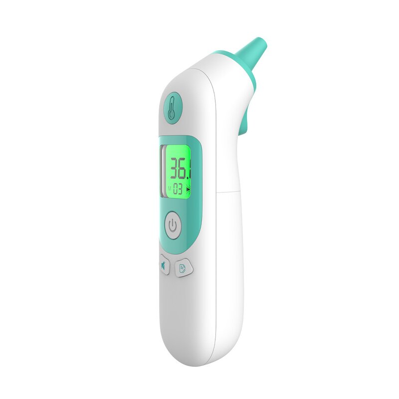 Thermometer Manufacturer - High Accuracy 3-Color Coded Digital Ear 40 Memory Recall for Baby & Family