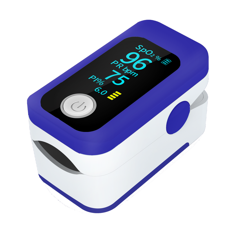 Pulse Oximeter Manufacturer - Fingertip Blood Oxygen Pulse Ox Heart Rate Fast Spo2 OLED Screen